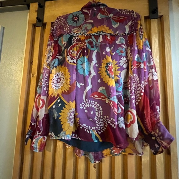 KATERINA BRAIDED BLOUSE JADE BY JOHNNY WAS - Picture 5 of 7